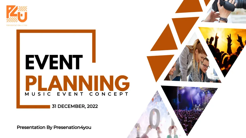 Orange and White Modern Event Planning Presentation